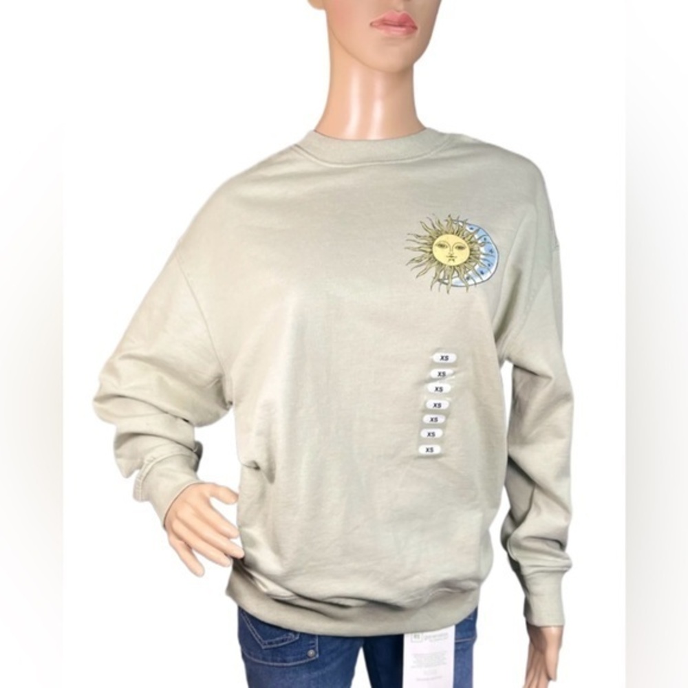 REBELLIOUS ONE Celestial Graphic-Print Sweatshirt